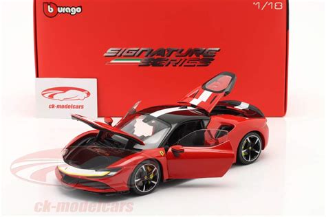 Bburago Ferrari Sf Stradale Assetto Fiorano Rosso Signature