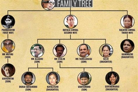 Karunanidhi Family Tree