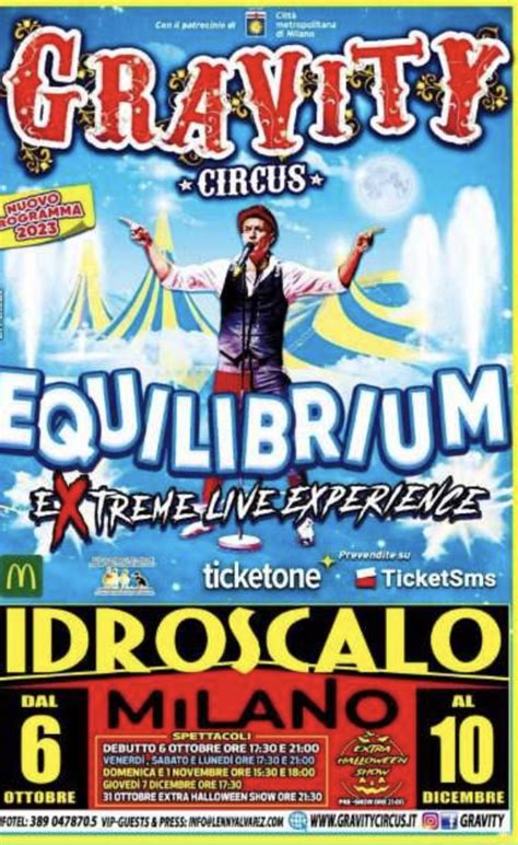 Gravity Circus Equilibrium Allidroscalo Di Milano Fino Al Dicembre