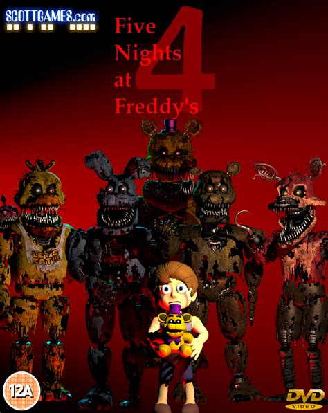 Fnasfm Fnaf 4 Anniversary But Its A Dvd By Happyfeetpo On Deviantart Fnaf Comic Book