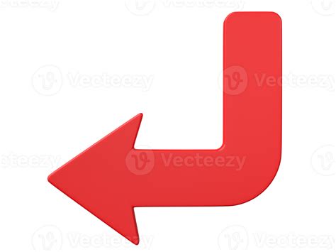 3d Arrow Icon Isolated On Transparent Background 41643907 Png