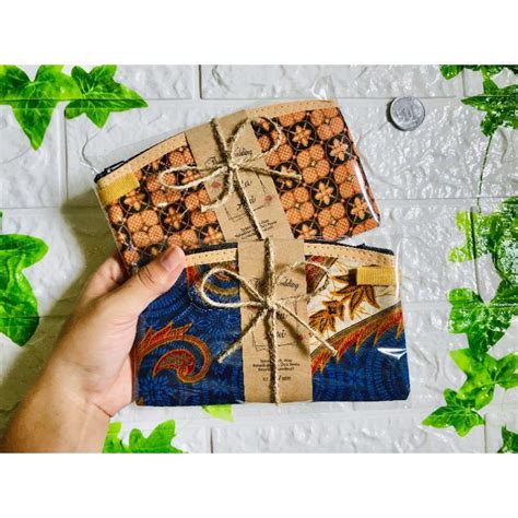 Jual Souvenir Pouch Batik Dompet Batik Souvenir Pernikahan X Cm Kg