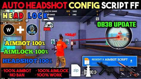 Free Fire Max Auto Headshot Config File🎯 Ob38 Latest Aimbotaimlock