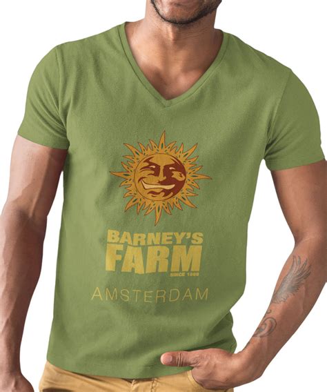 Green V Neck T Shirt Barneys Farm® T Shirts