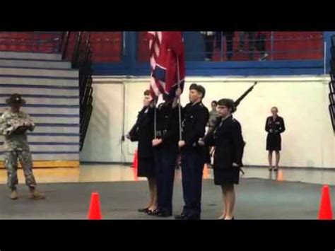 Alex In JROTC Color Guard Competition Go First Years YouTube