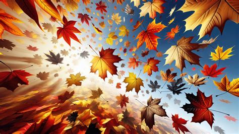 2560x1440 Falling Autumn Leaves 5k 1440P Resolution ,HD 4k Wallpapers ...