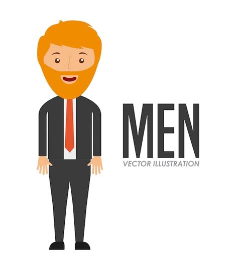 Avatar de diseño de hombres ilustración vectorial gráfico eps10