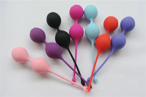 Silicone Multi Color Ben Wa Balls Kegel Exerciser Vaginal Duo Tone