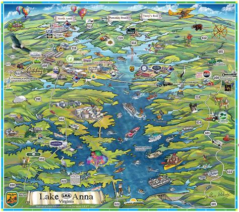 Lake Anna Map Lake Anna Life