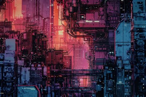 Cyberpunk city background architecture backgrounds | Premium Photo Illustration - rawpixel