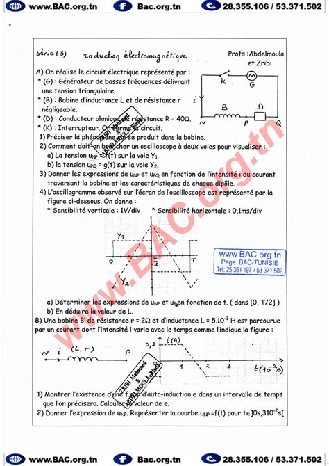 Solution Induction Electromagnetique Section Scientifiques Studypool