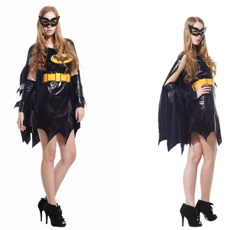 Ladies Purim Costumes Halloween Batgirl Cosplay Costume For Adult Woman Fancy Dress Costume For