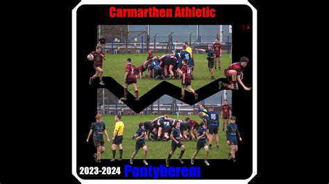 Carmarthen Athletic RFC U15 v Pontyberem RFC U15 (Friendly) 2023-2024 ...