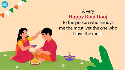 Happy Bhai Dooj Best Wishes Images Messages Greetings