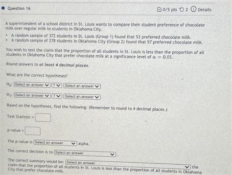 Solved Question 16 0 5 Pts 52 Details A Superintendent Of A