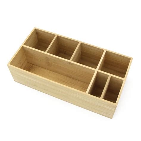 Casier de rangement en bambou pour pots à épices Leroy Merlin