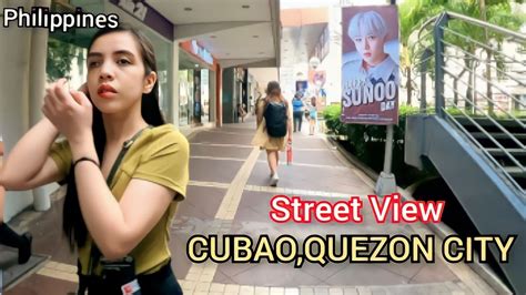 Real Life Scenes From The Street Of Cubao In Quezon City Philippines