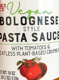 Trader Joe's Vegan Bolognese Style Pasta Sauce Reviews - Trader Joe's Reviews