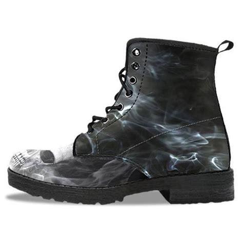 Smoked Skull Boots American Legend Rider