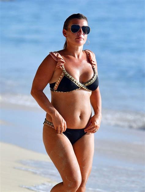 Coleen Rooney Wears Bikini In Barbados Luvcelebs