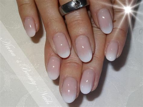 Pretty Oval Shaped Baby Boomer Nails Nails Natural Nail Designs