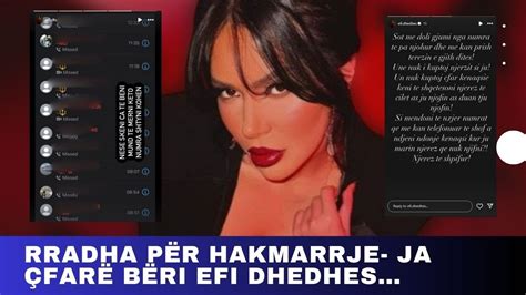 Rradha për hakmarrje Ja çfarë bëri Efi Dhedhes YouTube