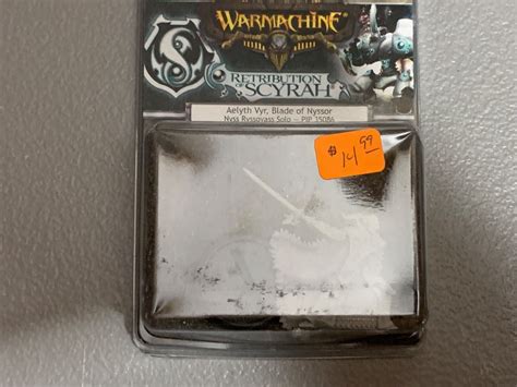 NIB BLISTER WARMACHINE HORDES RETRIBUTION SCYRAH AELYTH VYR BLADE OF