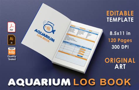 Aquarium Logbook Editable Interior Graphic By Kdp Id Creative Fabrica