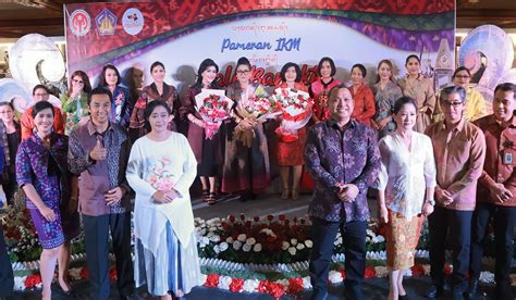 Ny Putri Koster Menutup Kegiatan Pameran Ikm Bali Bangkit Tahap I