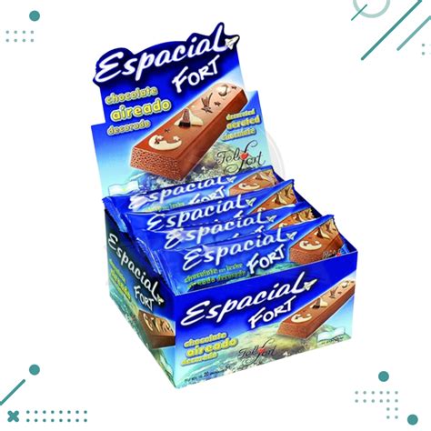 Chocolate Aireado Decorado Espacial Fort Felfort X 20gr Caja X 20un