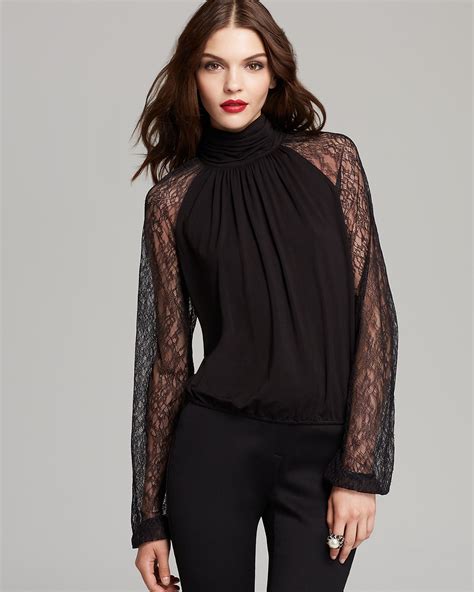 Rachel Zoe Blouse Daryl Raglan Lace Blouson Bloomingdales