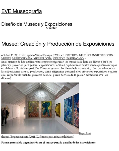 Pdf Museo Creación Y Producción De Exposiciones Eve Museografía Eve Museos E Innovación