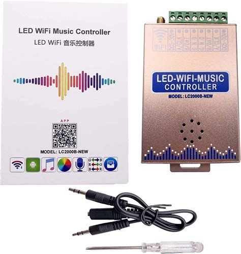 Amazon Lc B Wifi Spi Music Spectrum Controller For Led Digital