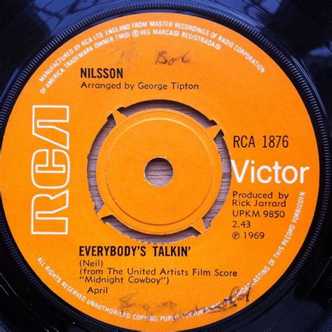 Nilsson* - Everybody's Talkin' | Releases | Discogs