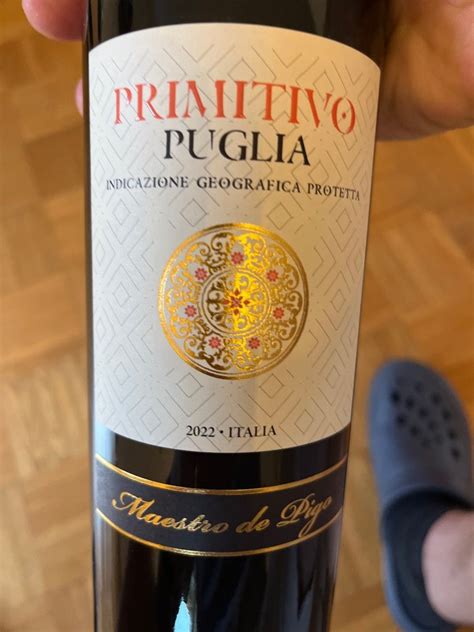 Maestro De Pigo Primitivo Puglia Igt Italy Puglia Puglia Igt