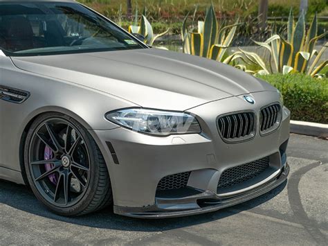 BMW F10 M5 3D Style Carbon Fiber Front Lip Spoiler 2012 2017