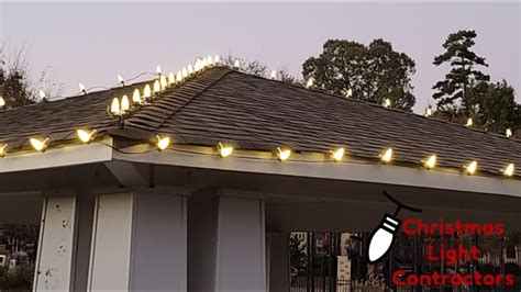 Christmas Lights Roof Hips And Ridges Ways To Hang Lights On Your