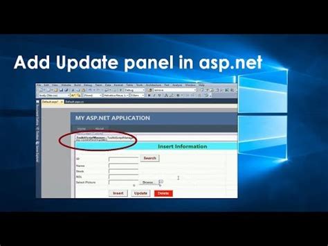 How To Use Update Panel In Asp Net Part 2 YouTube