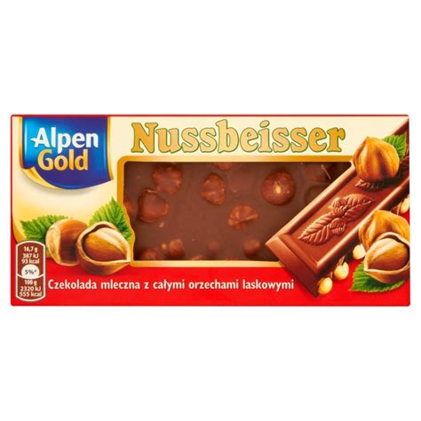 Alpen Gold Czekolada Mleczna Z Orzechami Nussbeisser G Alpen