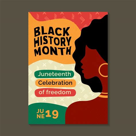 Black History Month Event Poster 17526043 Vector Art at Vecteezy