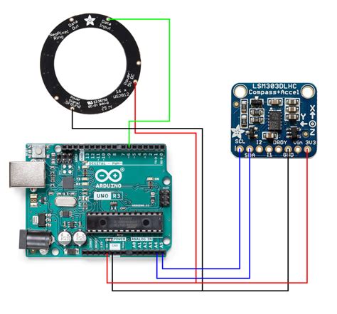 How To Build A Compass With A LSM303DLHC Compass And Accelerometer