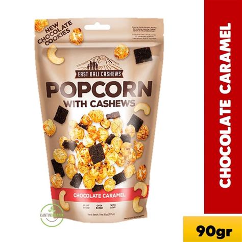 Jual East Bali Cashew Popcorn With Cashew Chocolate Caramel Gr