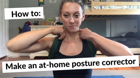 How To Make An At Home Posture Corrector Youtube