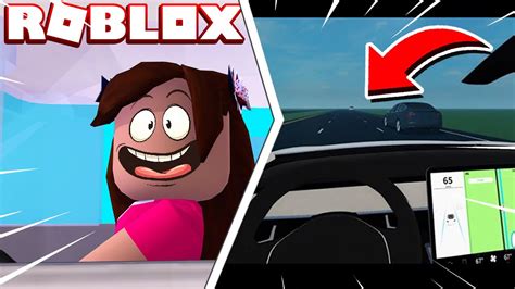 Viagem De Carro Que Dirige Sozinho No Roblox Self Driving Simulator Youtube