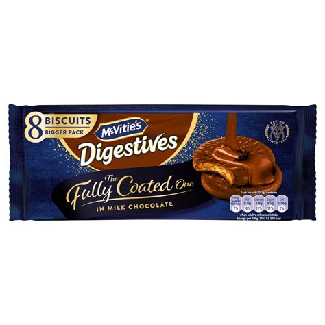 Mcvitie S Digestives Biscuits The Fully Coated One In Milk Chocolate G