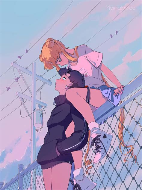 100 Aesthetic Couple Anime Wallpapers