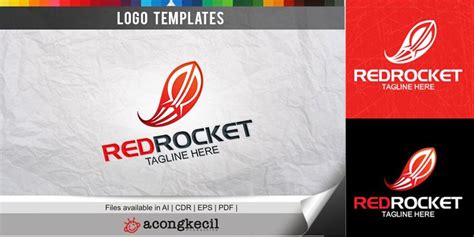 Red Rocket - Logo Template by Acongraphic | Codester