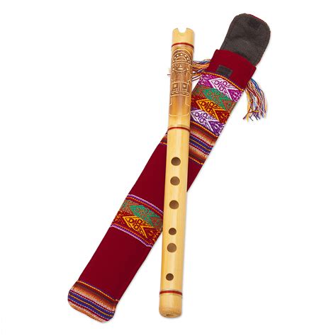 Unicef Market Bamboo Quena Flute Wind Instrument Ceremonial Tumi