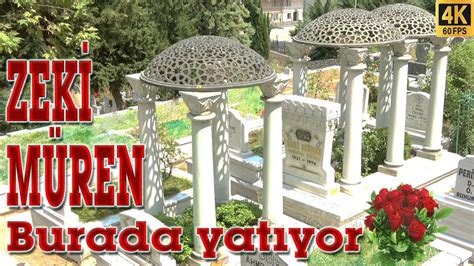 ZEKİ MÜREN İN MEZARI BURSA EMİR SULTAN KABRİSTANI 4K zekimüren