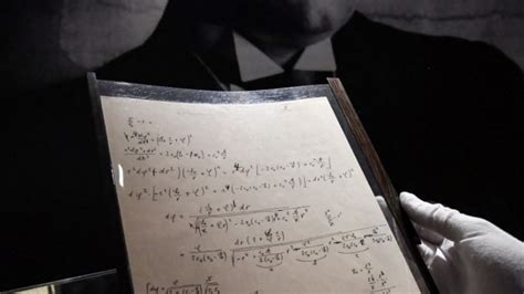 Albert Einstein S Handwritten Theory Of Relativity Notes Fetch M At